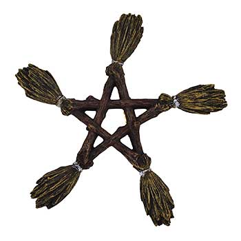 Broom pentagram online painting