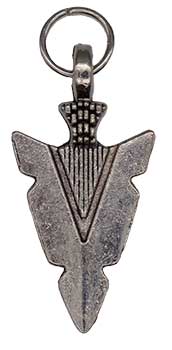 1 1/4" Arrowhead amulet