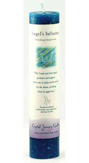 Angel's Influence Reiki Charged Pillar candle