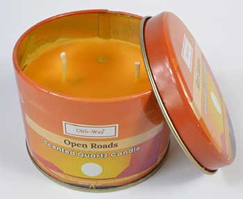 Abre Caminos (Open Roads) quartz tin candle