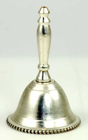 Unadorned altar bell 2 1/2"