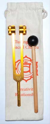 8 1/2" Sacral (orange) tuning fork