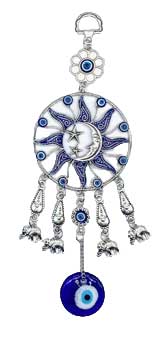 Celestial Evil Eye wall hanging