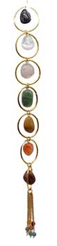 Gemstone 7 Chakra wall hanging