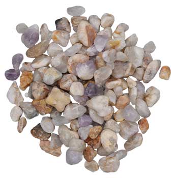 1 lb Spirit Quartz tumbled chips 8-12mm