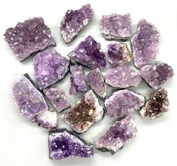 ~3# Flat of Amethyst B druse