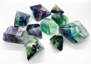 ~7# Fluorite polygone free shape