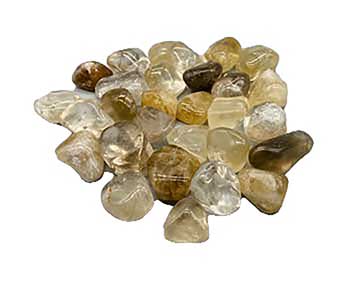 1 lb Citrine, Natural tumbled stones