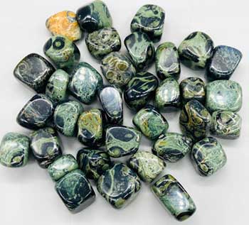 1 lb Jasper, Kambaba tumbled stones