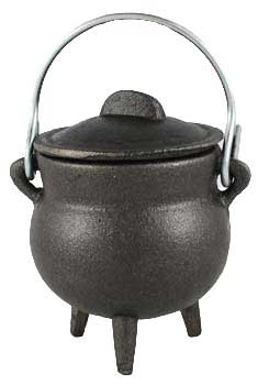 Plain Cast Iron Cauldron 3"