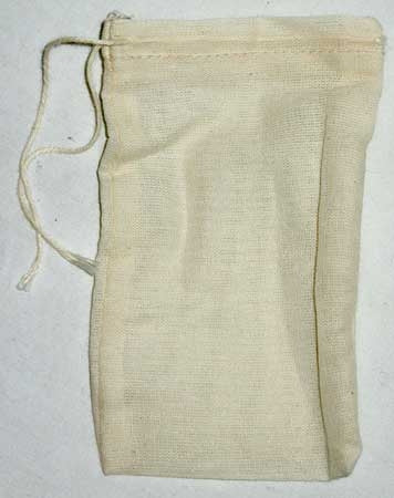 1 Cotton Tea Bag 3" x 5"