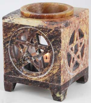 Soapstone Pentagram oil diffuser