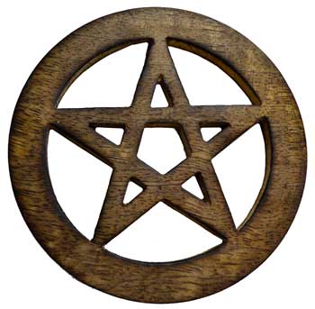 Pentagram altar tile 4"