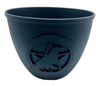 3 1/2" Pentagram & Bird candle holder