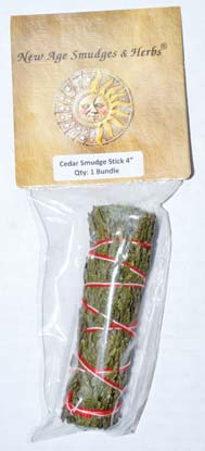 Cedar smudge stick 3-4"