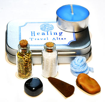 Healing travel altar