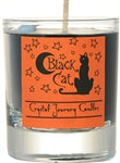 Black Cat soy votive candle